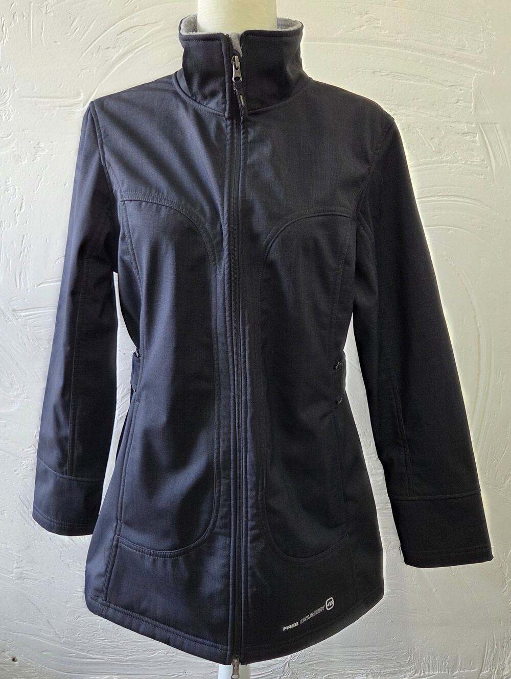 Free Country Woman's Jet Grey Winter Jacket Size Large